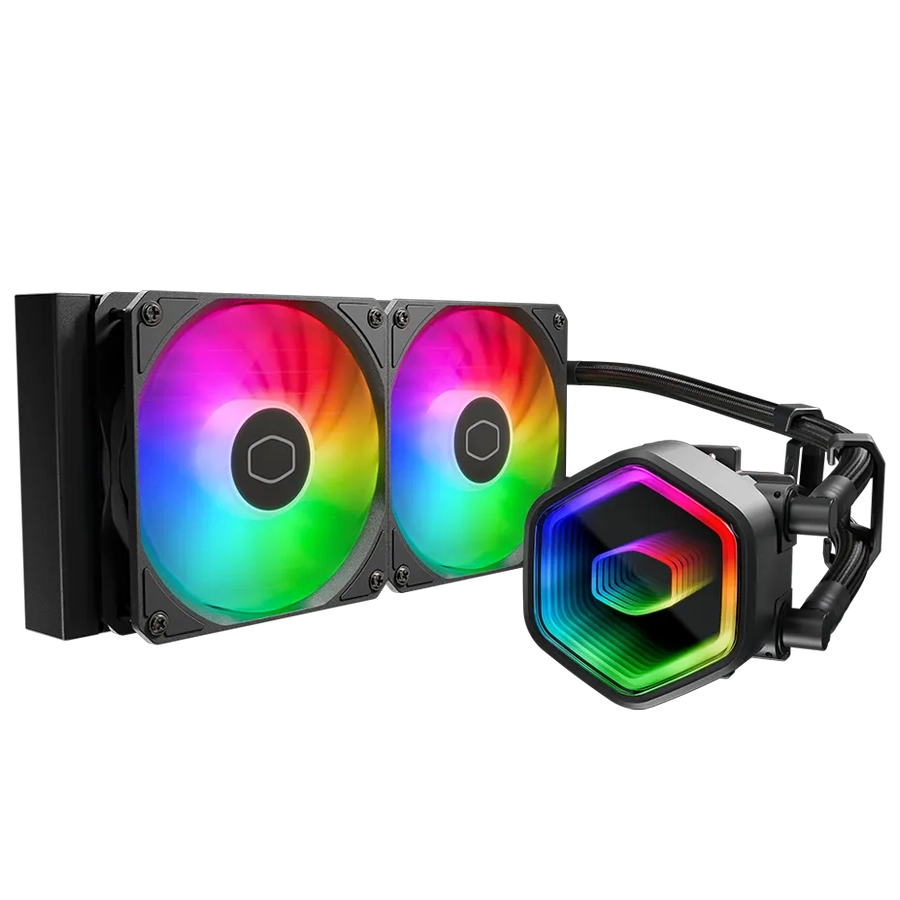 WATER COOLER CPU COOLER MASTER MASTERLIQUID 240 CORE II ARGB PWM 4PIN NEGRO COMP. 1851 1700 AM5
