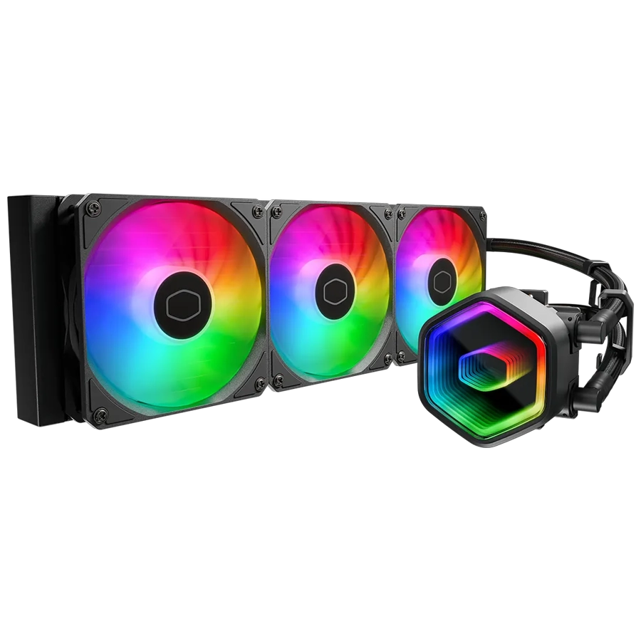 WATER COOLER CPU COOLER MASTER MASTERLIQUID 360 CORE II ARGB PWM 4PIN NEGRO COMP. 1851 1700 AM5