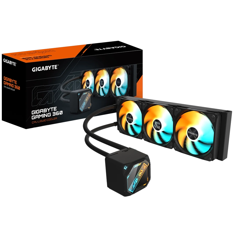 WATER COOLER GIGABYTE GAMING 360 ARGB NEGRO COMP. AMD AM5 INTEL 1851 1700