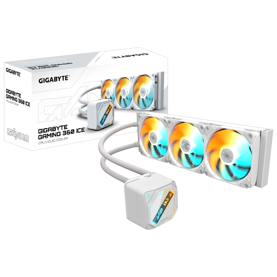 Water Cooler GIGABYTE GAMING 360 ICE ARGB Blanco comp. AMD AM5 Intel 1851 1700