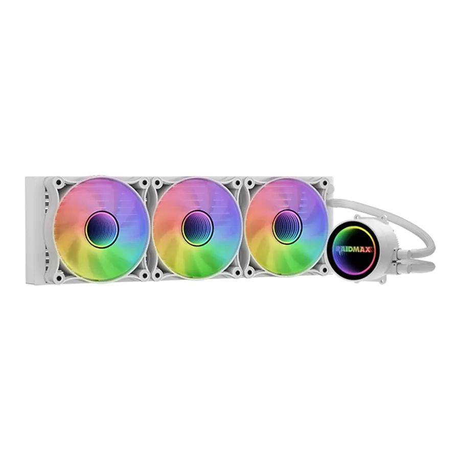 Water Cooler Raidmax LS360 ARGB Infinita Cooling Blanco Intel AMD comp. AM5 LGA1700