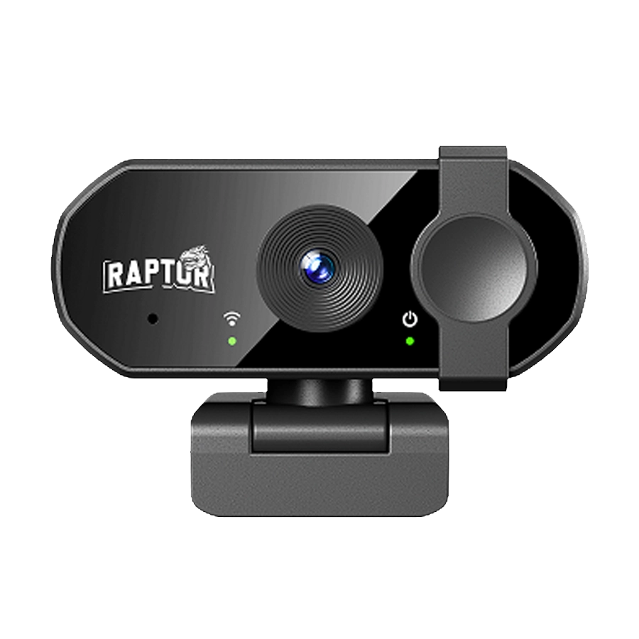 Web Cam Raptor Vision 4K USB c/ Soporte y Tapa