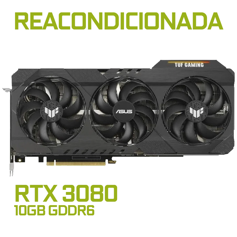 [REACONDICIONADA] Placa de Video ASUS GeForce RTX 3080 TUF GAMING 10GB GDDR6X 320bit PCIe 4.0