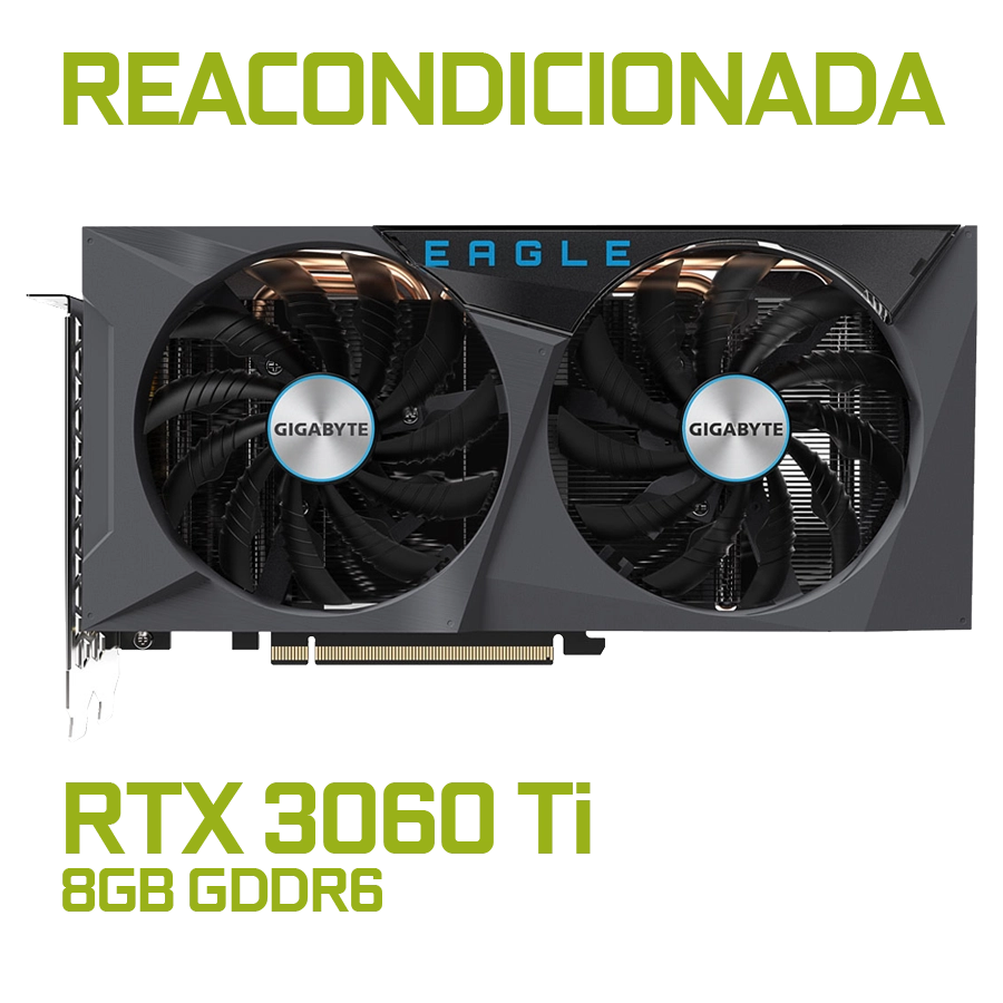 [REACONDICIONADA] PLACA DE VIDEO GIGABYTE GEFORCE RTX 3060 TI EAGLE OC 8GB GDDR6 256BIT PCIE 4.0