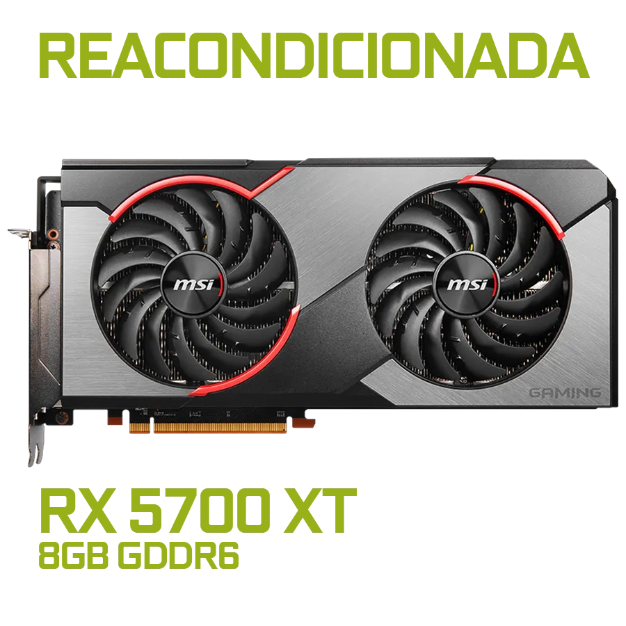 [REACONDICIONADA] Placa de Video MSI Radeon RX 5700 XT GAMING X 8GB GDDR6 256bit PCIe 4.0