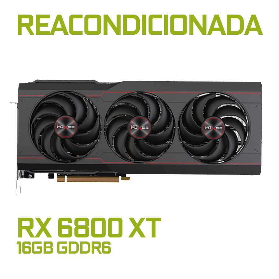 [REACONDICIONADA] PLACA DE VIDEO SAPPHIRE AMD RADEON RX 6800 XT PULSE OC 16GB GDDR6 PCIE 4.0