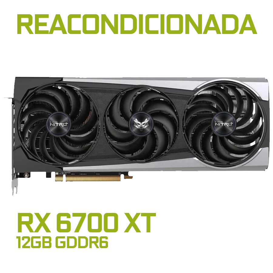 [REACONDICIONADA] PLACA DE VIDEO SAPPHIRE RADEON RX 6700 XT NITRO+ GAMING OC 12GB GDDR6