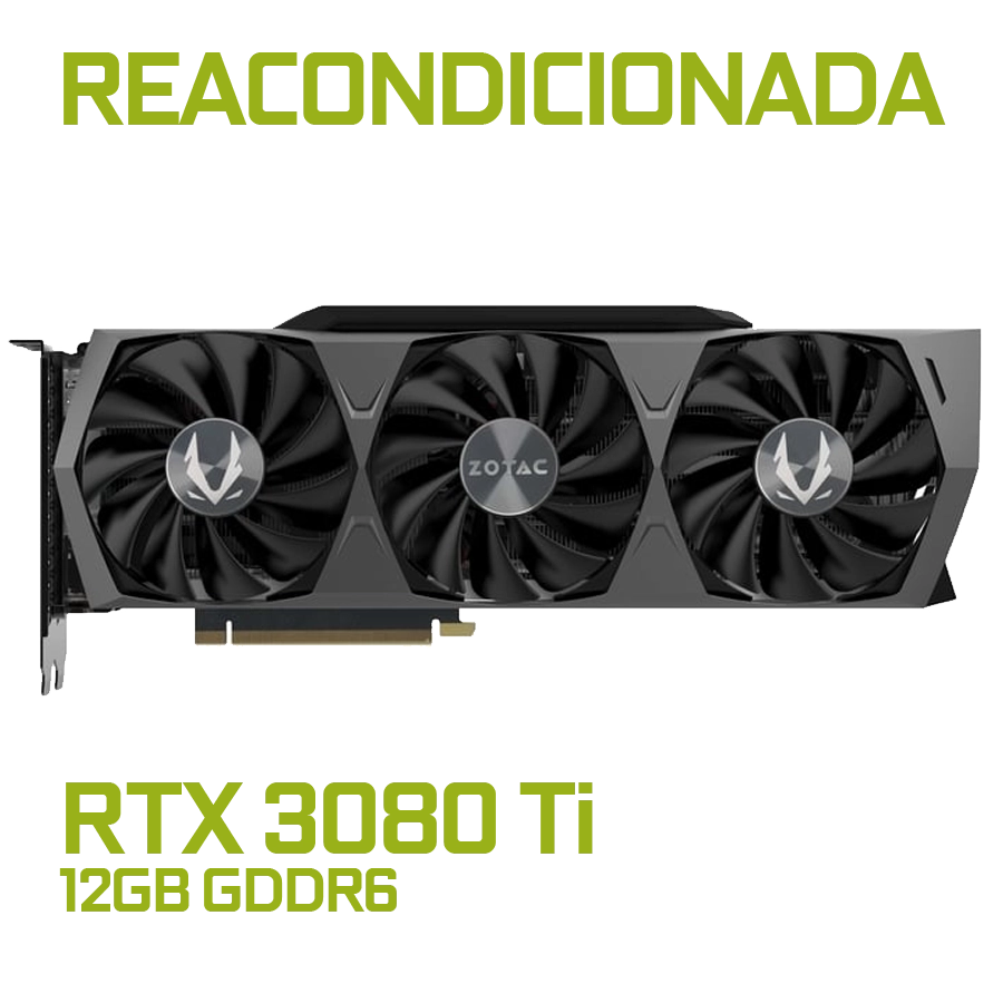 [REACONDICIONADA] Placa de Video ZOTAC GAMING GeForce RTX 3080 Ti Trinity 12GB GDDR6X 384bit