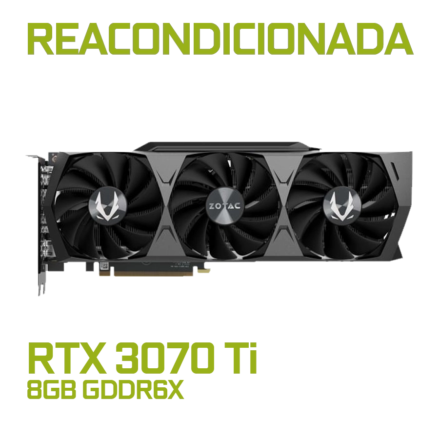 [REACONDICIONADA] PLACA DE VIDEO ZOTAC GEFORCE RTX 3070 TI TRINITY 8GB GDDR6X 256BIT PCIE 4.0